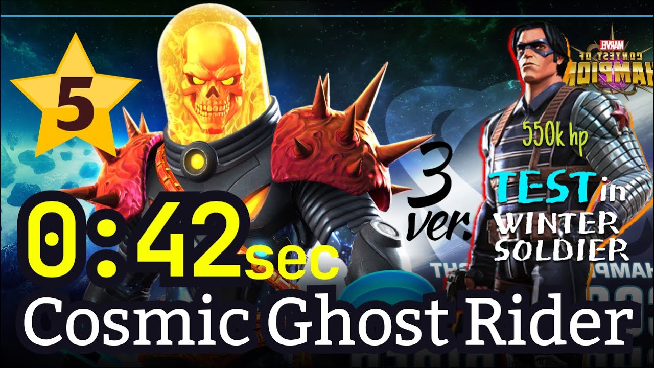 5* Cosmic Ghost Rider 5-Rank 42 sec No boost | Test in ROL 
