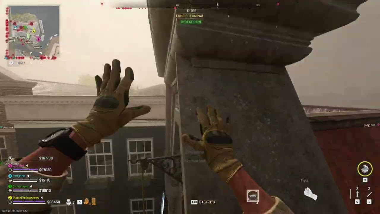 Throwing knife frenzy in Vondel