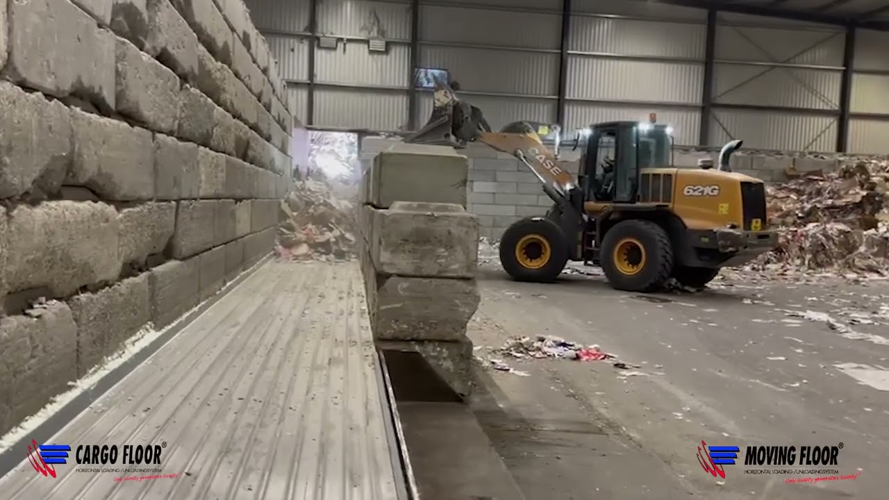 Cargo Floor static moving floor; waste transfer