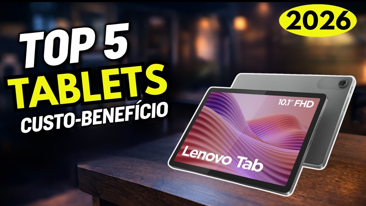 TOP 5 Melhores TABLET 2026 / Os 5 Melhores TABLETS Para Comprar!