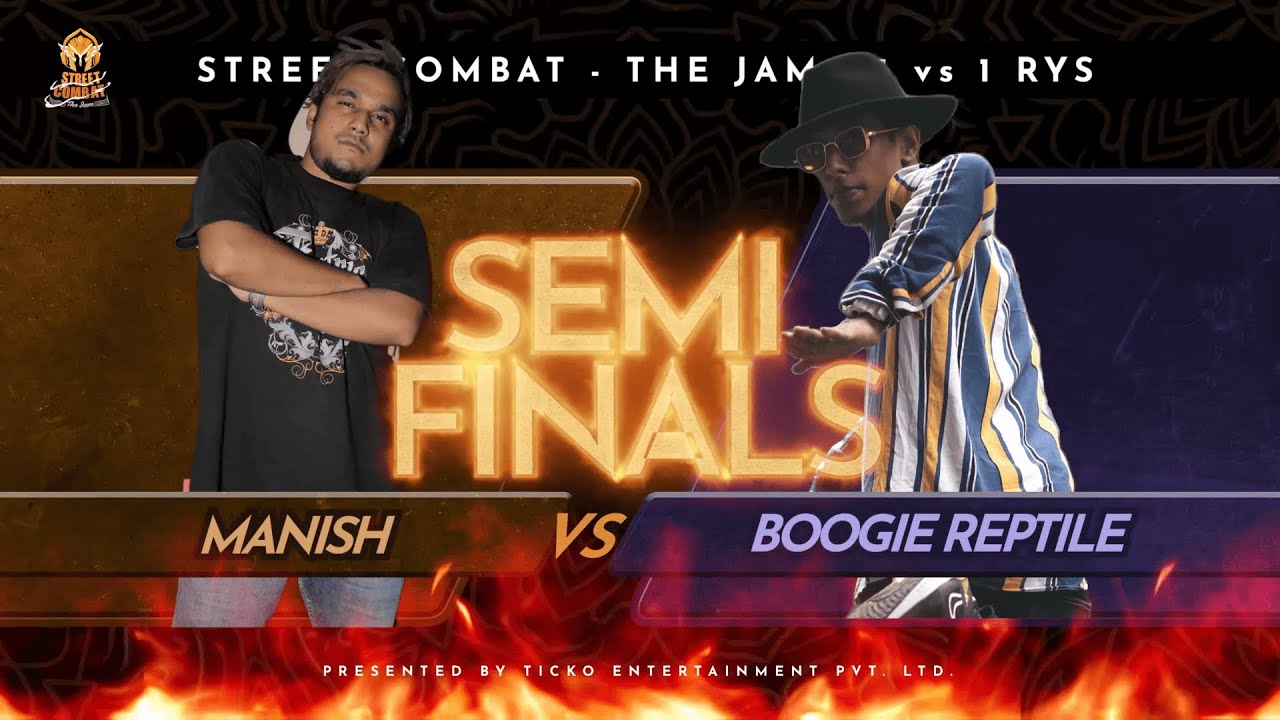 MANISH VS BOOGIE REPTILE | REP YOUR STYLE SEMI-FINAL | STREET COMBAT- THE JAM