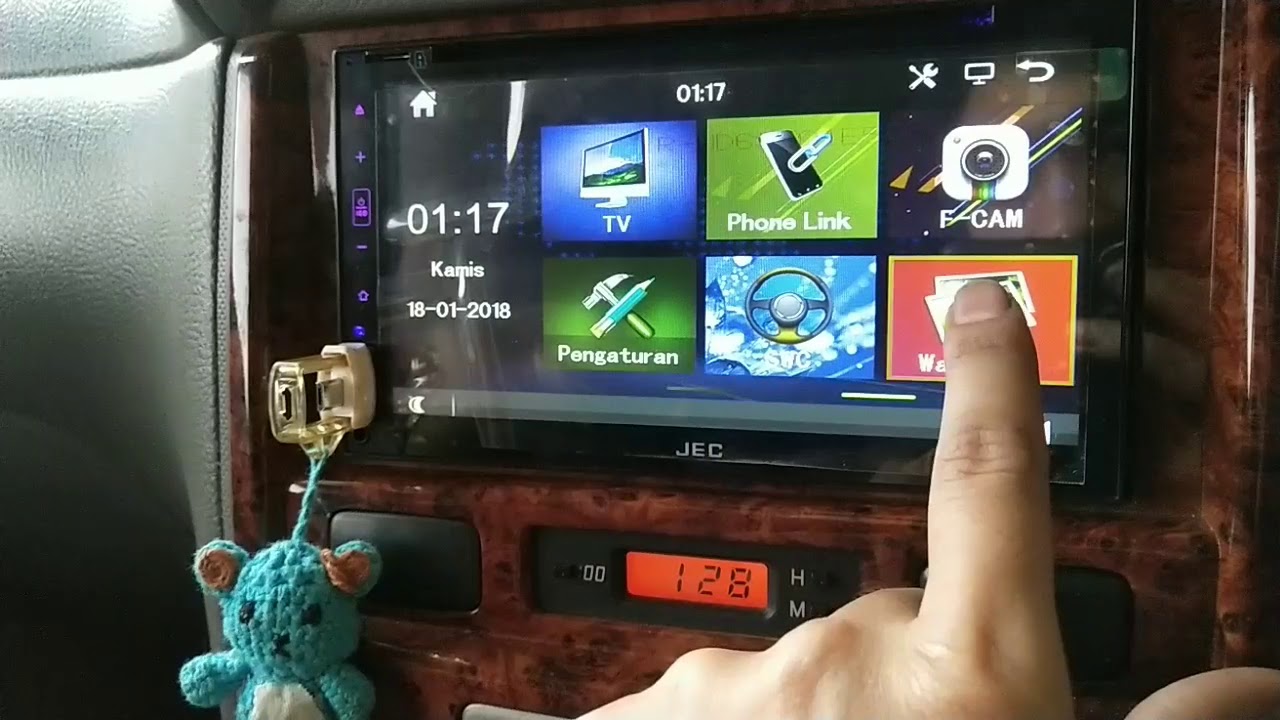 Review head unit double din |Jec 6980 |di avanza