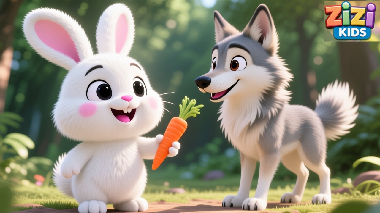 🎵 Sói Con Đói Bụng Gặp Thỏ Con Đáng yêu  🐺🐰 | Thỏ & Rùa Đua Tài 🐢 | Hoạt Hình Thiếu Nhi | ZiZi Kids