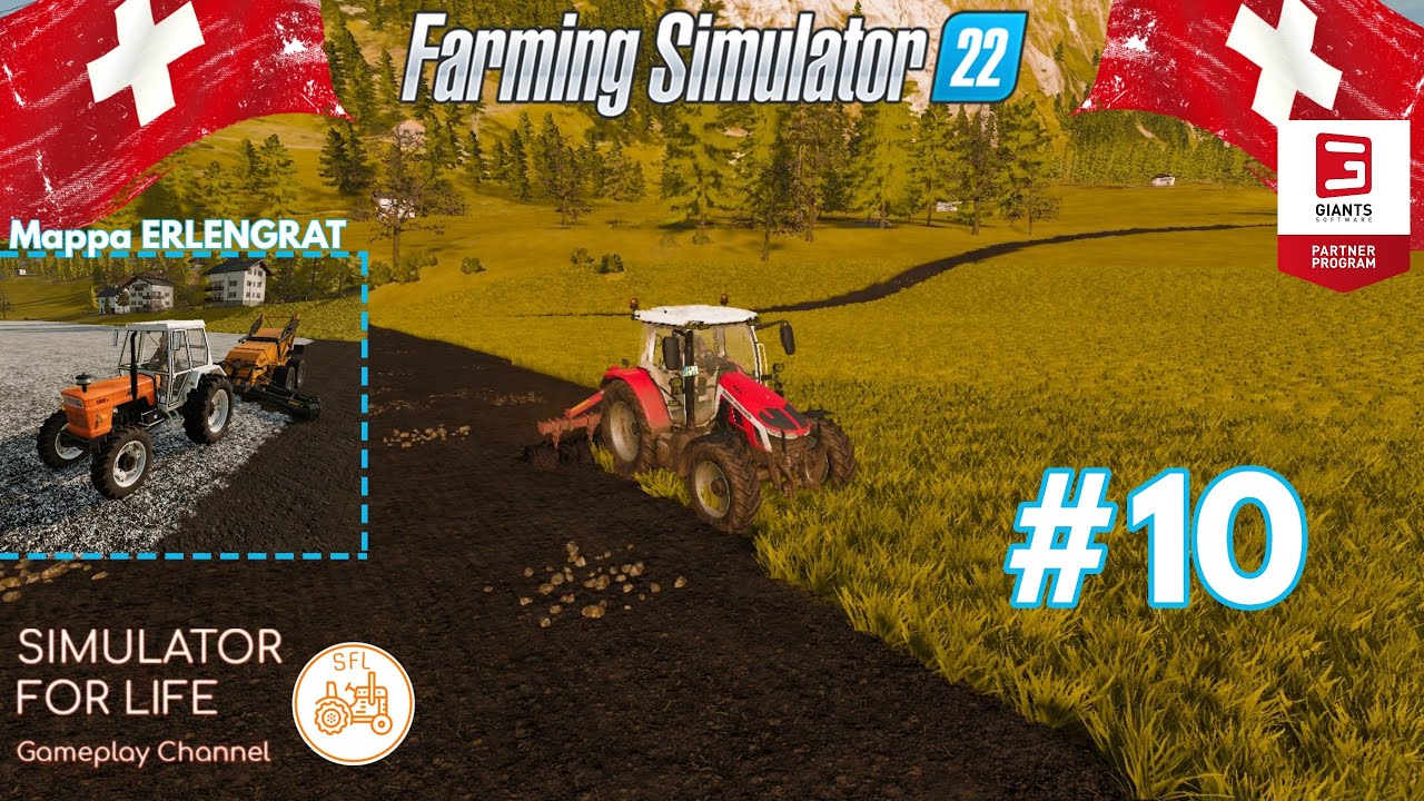 #10 INIZIAMO I LAVORI SUL CAMPO 4 con @Sten84YT  - ERLENGRAT - FARMING SIMULATOR 22 ITA 1080p