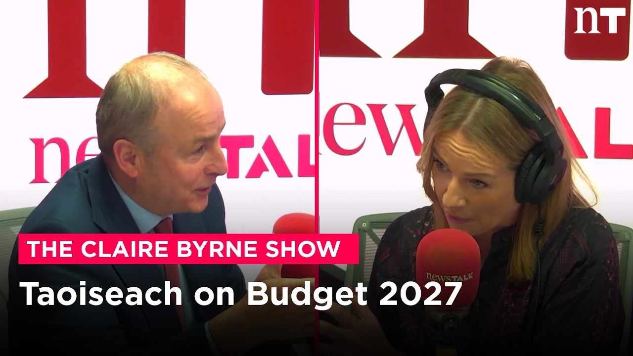 Taoiseach on Budget 2027 and public sector strikes | The Claire Byrne Show on Newstalk