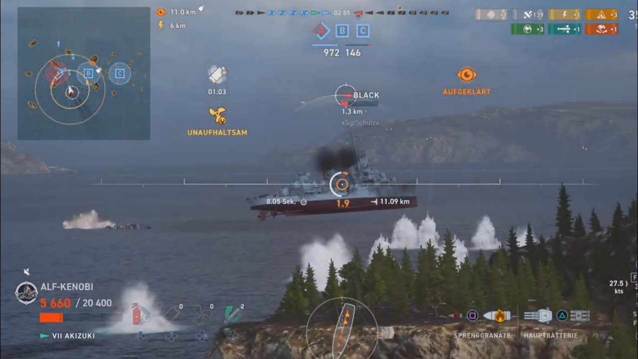 😀 FUN 😁 BUG 😍 FLYING DUTCHMAN 😁 FLY AWAY 😃 World of Warships Legends ALF-KENOBI
