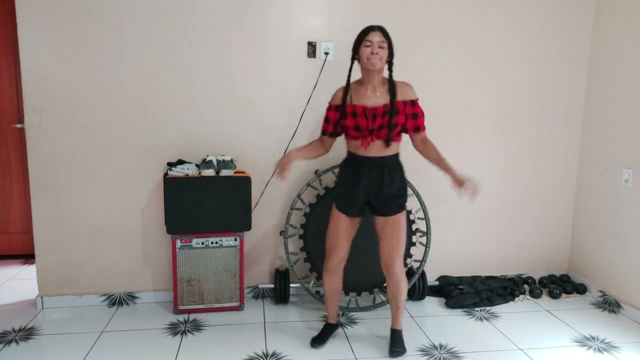 Exercício pra perder barriga (dancinha esquisitajk)