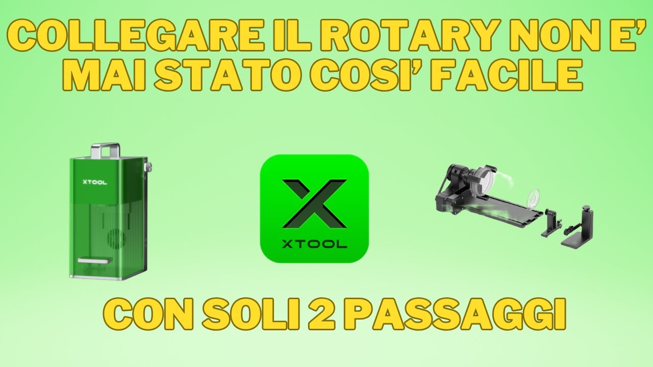 Non Crederai Quanto è Facile Usare il Rotary X-Tool F1! Test incisione plastica