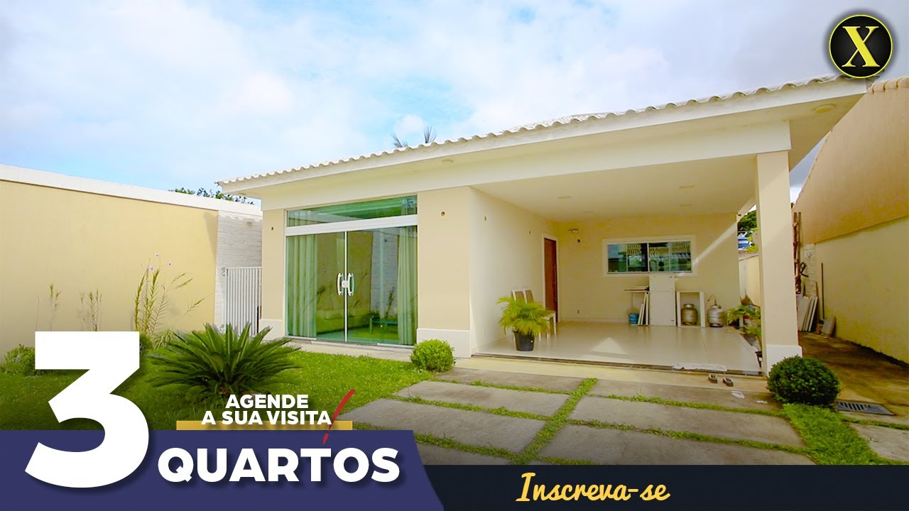 VENDIDA - Casa em Maricá | projeto com 3 quartos | Vídeo #487