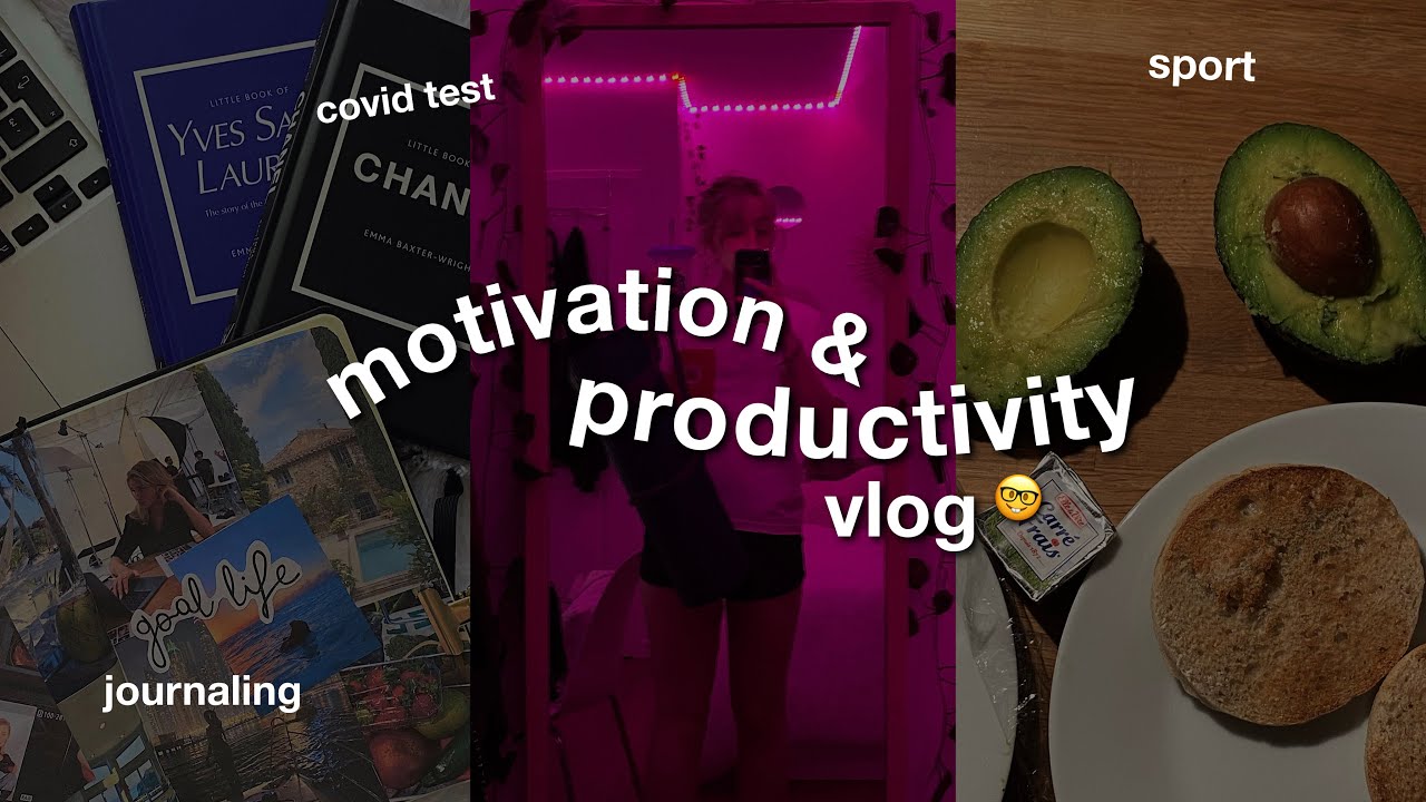 une journ&eacute;e productive | sport, skincare, journaling , goals.. 🏠