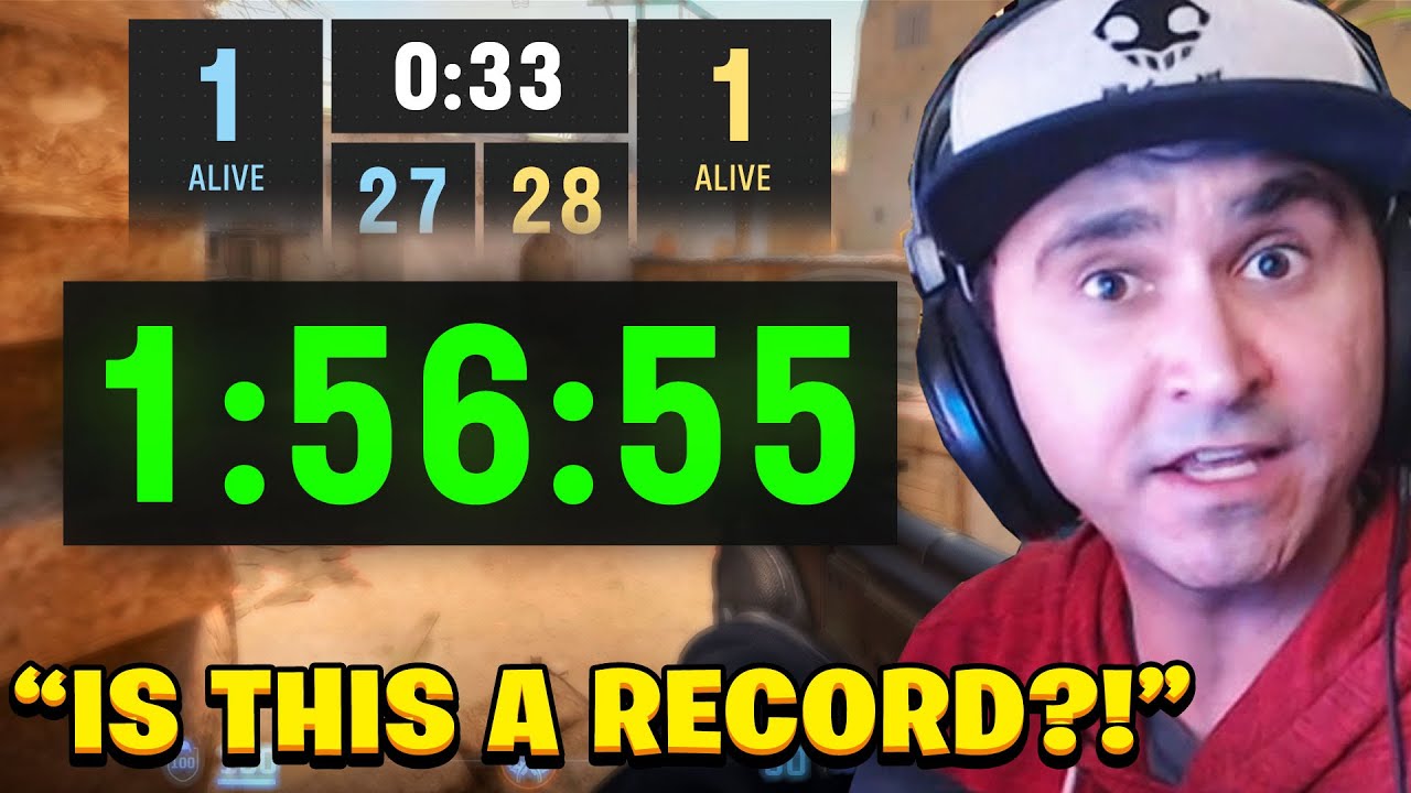 Summit1g&rsquo;s LONGEST MATCH in Counter Strike 2 Return