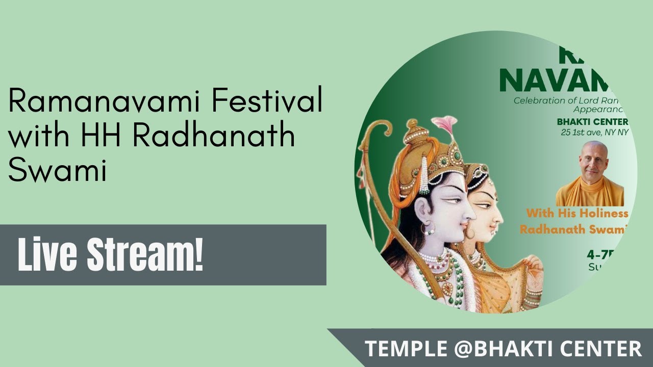 Ram Navami 2025 | With HH Radhanath Swami