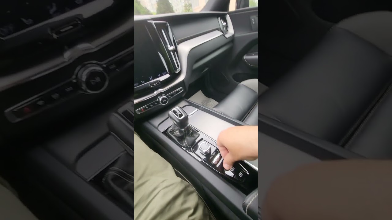 Volvo XC60 (II, 2017 - ...) Как разблокировать стояночный тормоз (ручник).