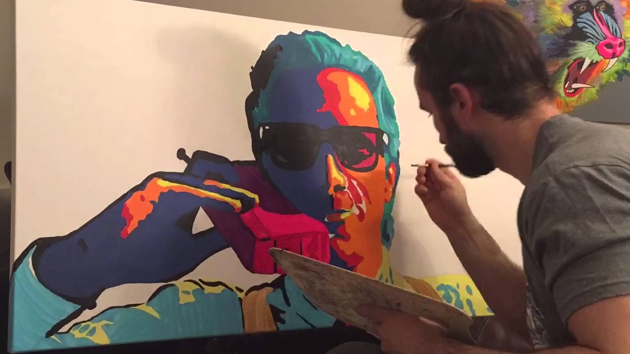 American Psycho - Patrick Bateman painting