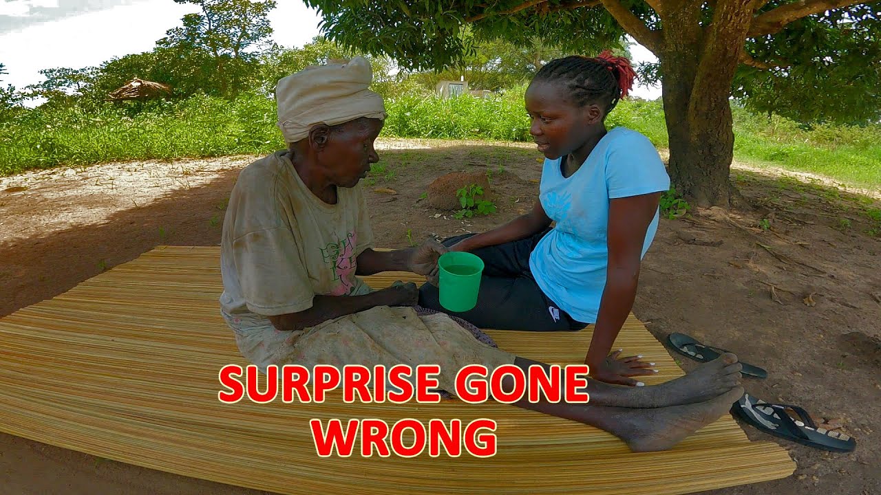 A SURPRISE TO MY GRAND MUM GONE WRONG