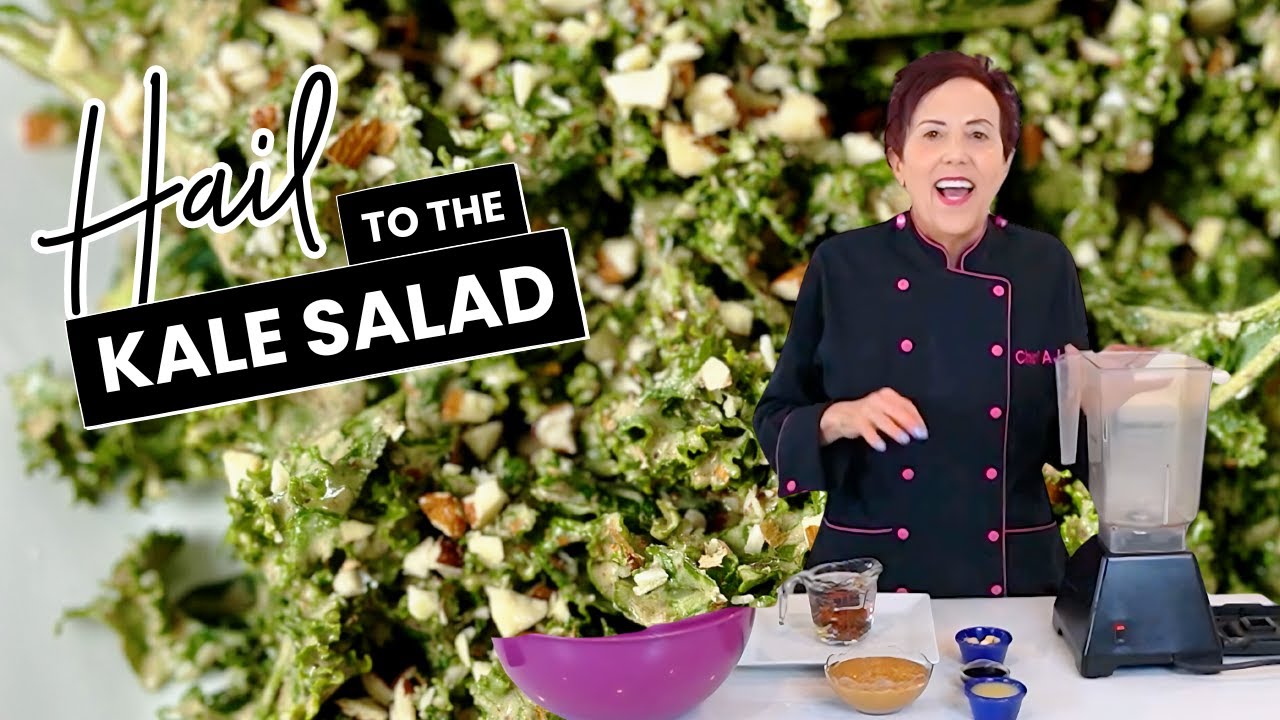 Hail to the Kale - The BEST Salad & Dressing EVER!