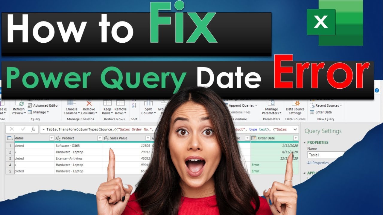 Полное руководство по исправлению ошибок даты в Power Query