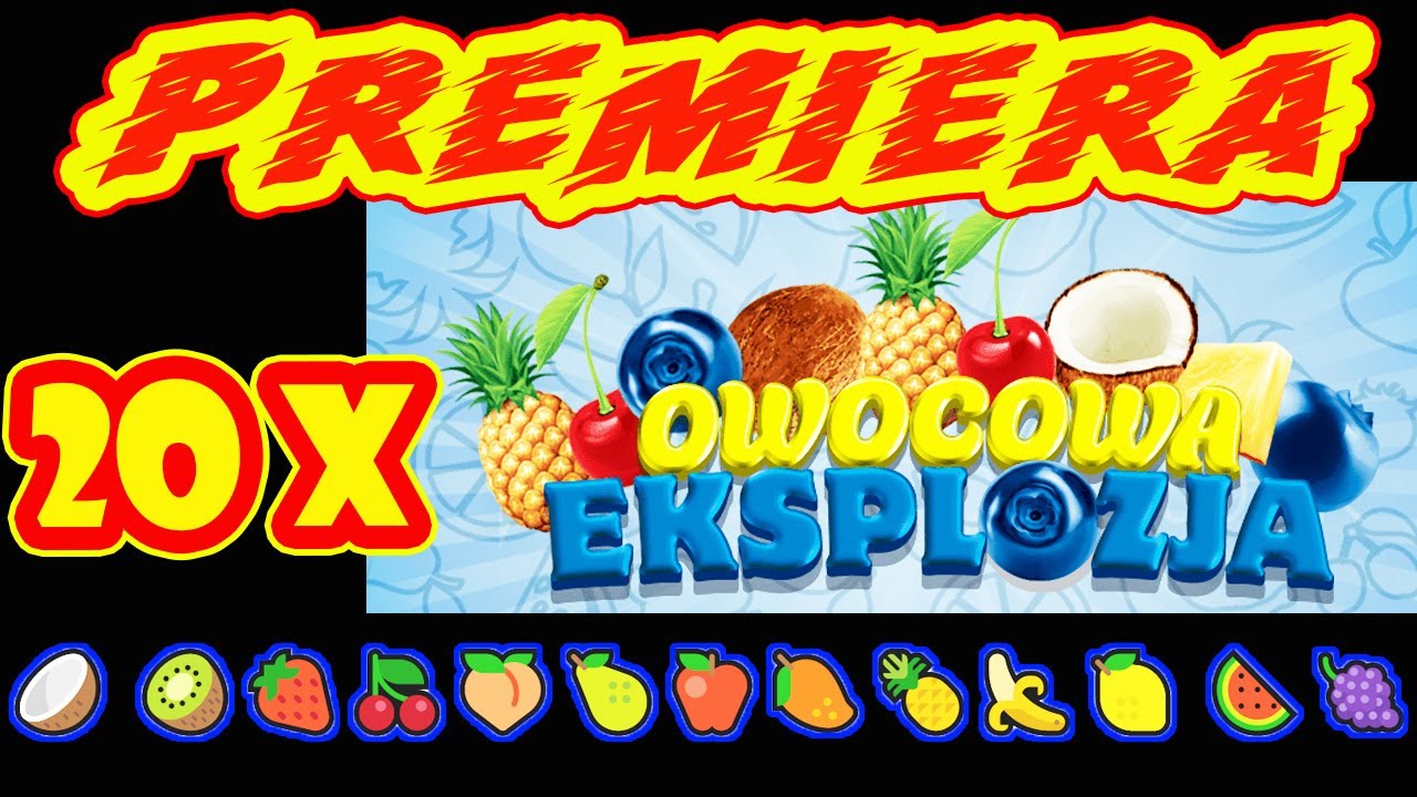 🥥 🥝🍓 Owocowa Eksplozja 🍋 🍉🍇 PREMIERA 20 zdrapek❗️❗️❗️ 😁 🤑 #Zdrapki​​​ #Lotto​ 🥥 🥝🍓🍒🍑🍐🍎🥭🍍🍌🍋 🍉🍇