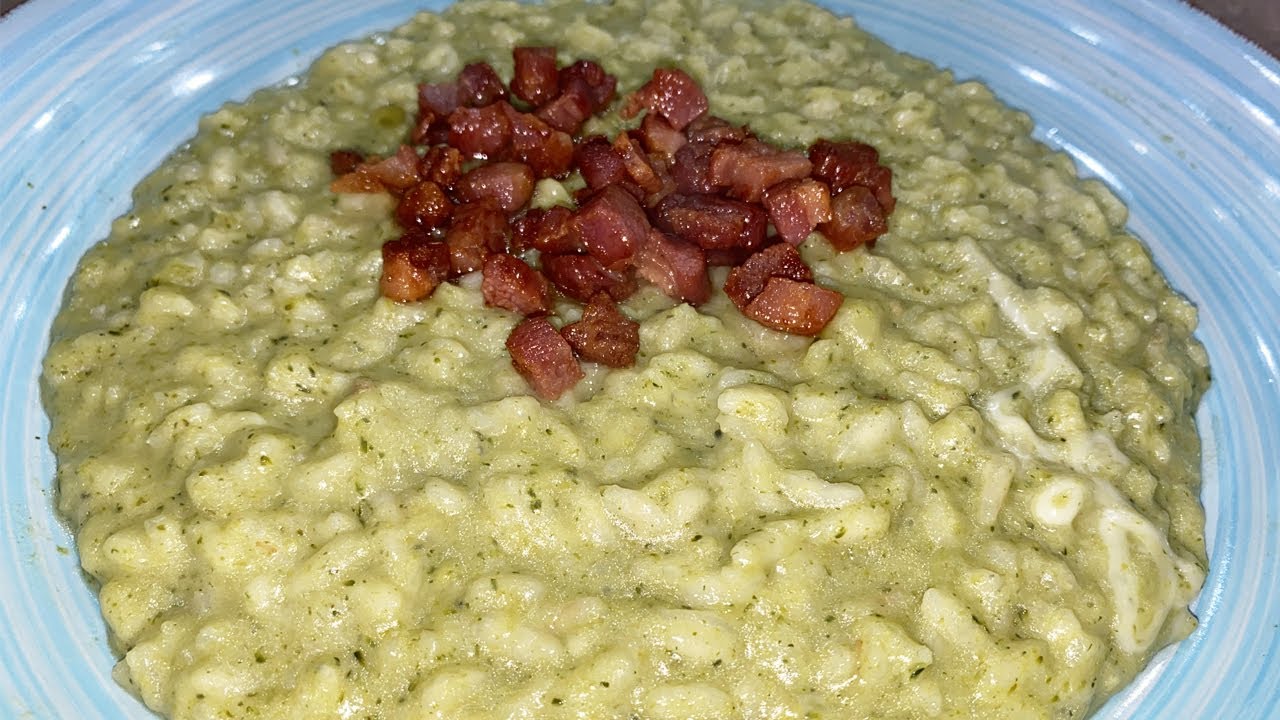 RISOTTO BROCCOLETTI E PANCETTA