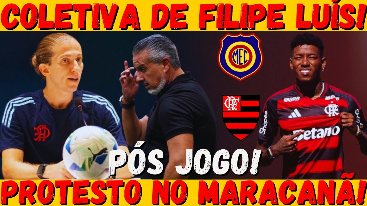 FLAMENGO GOLEIA O MADUREIRA COM SHOW DE PEDRO E PAQUETÁ, MAS TORCIDA PRTESTA | COLETIVA FILIPE LUÍS