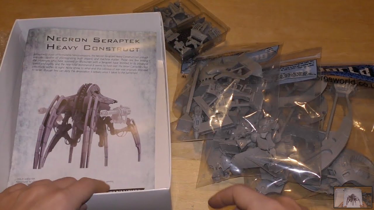 Necron Seraptek Heavy Construct - Unboxing (WH40K)