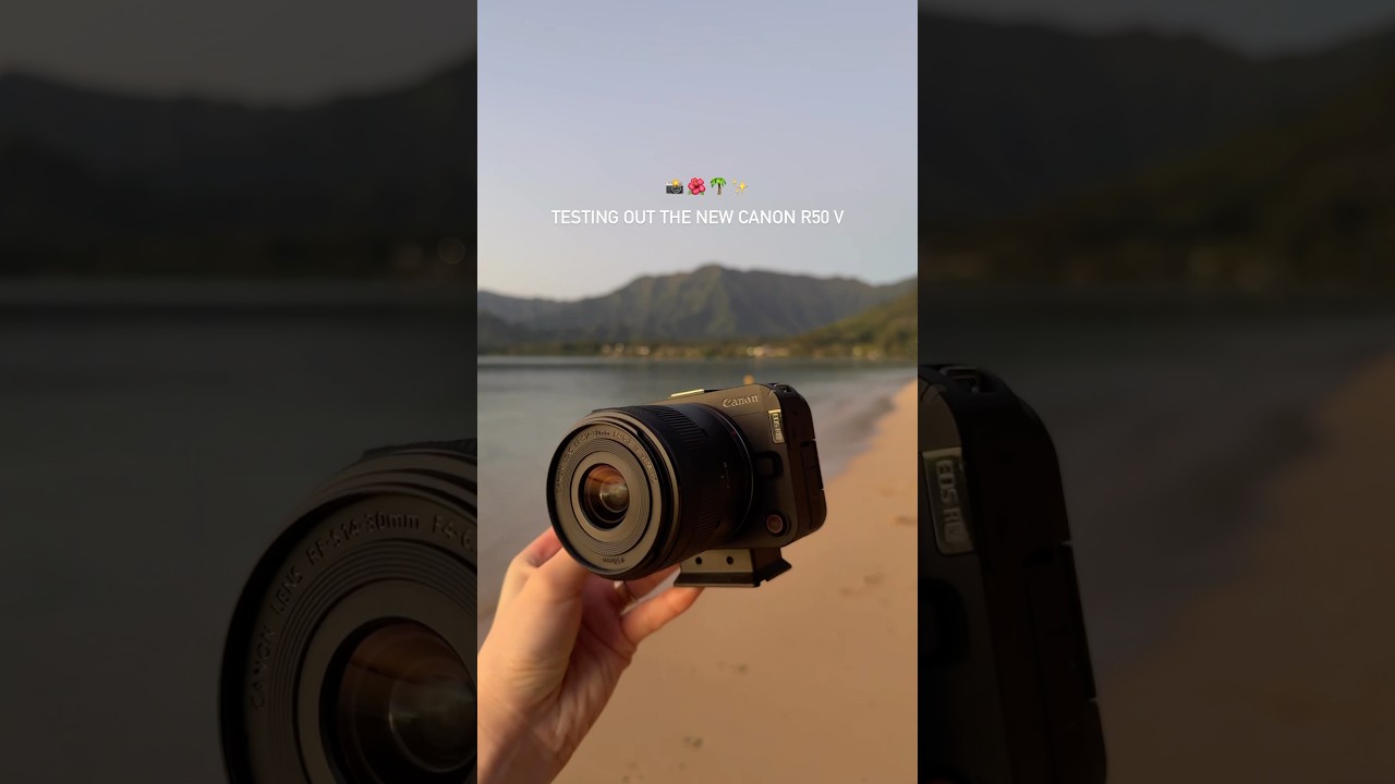 Testing the new Canon EOS R50 V in Hawaii 🌺✨