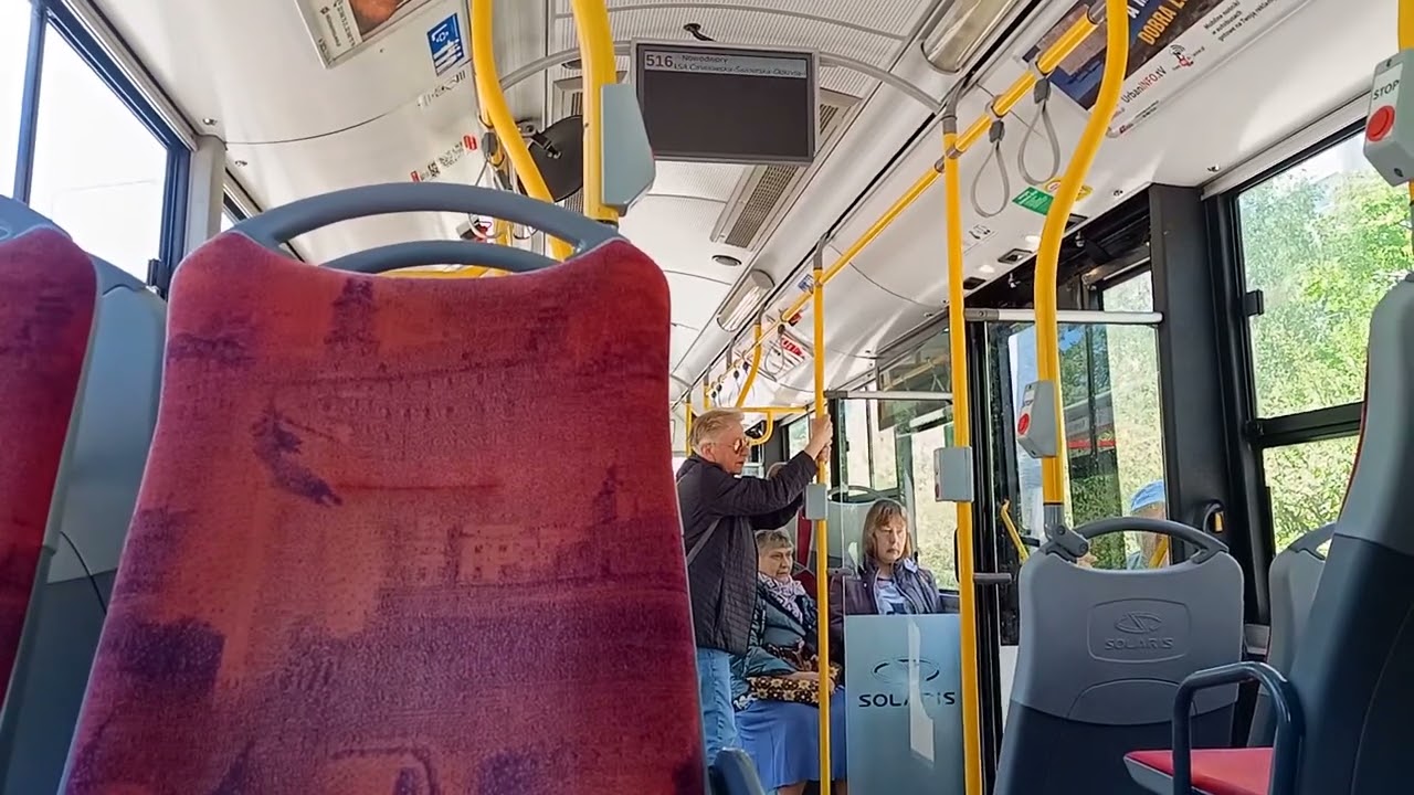 Solaris Urbino 12, #1536 - linia 516 (MZA Warszawa)