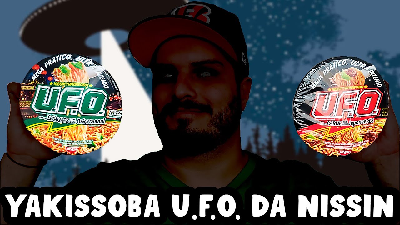 PROVANDO os YAKISSOBAS U.F.O. da NISSIN - MISTÉRIOOOO, MUHUHAHAHA