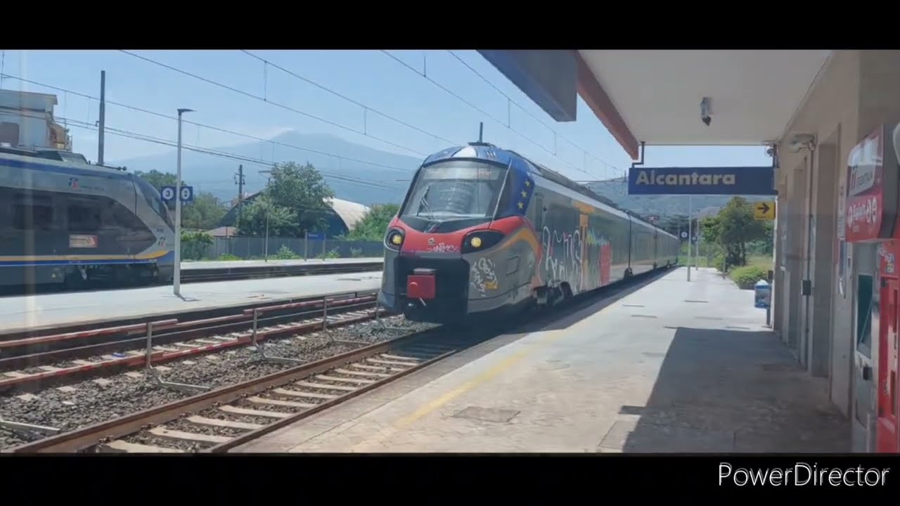 Train from Taormina to Messina, July 2023 #retiredinsicily
