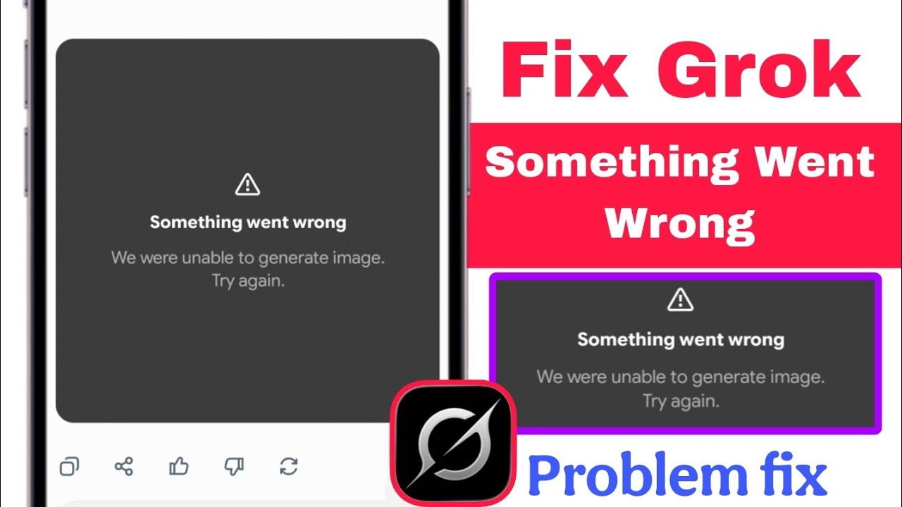 ✅ Fix Grok Something Went Wrong problem  | We Were Unable to Generate Image, Try Again Error (2026)