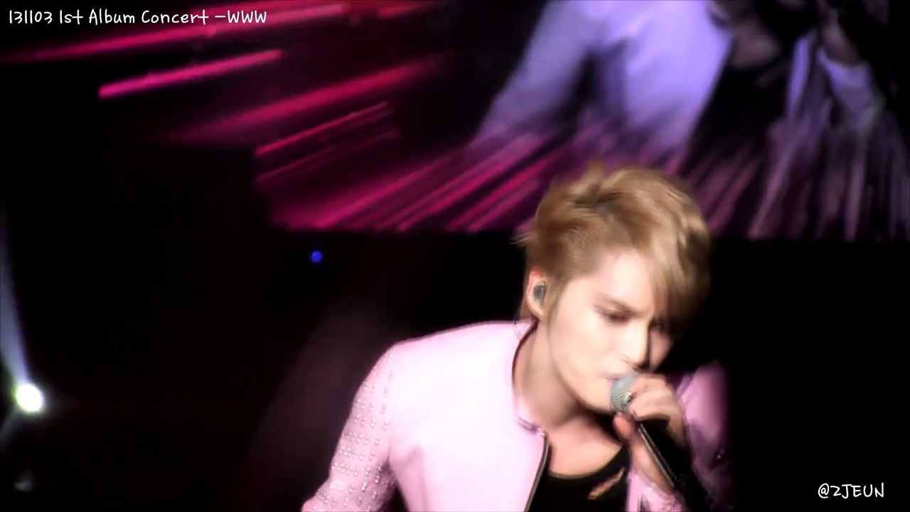 131103 김재중 1st Album Asia Tour concert - Glamorous Sky