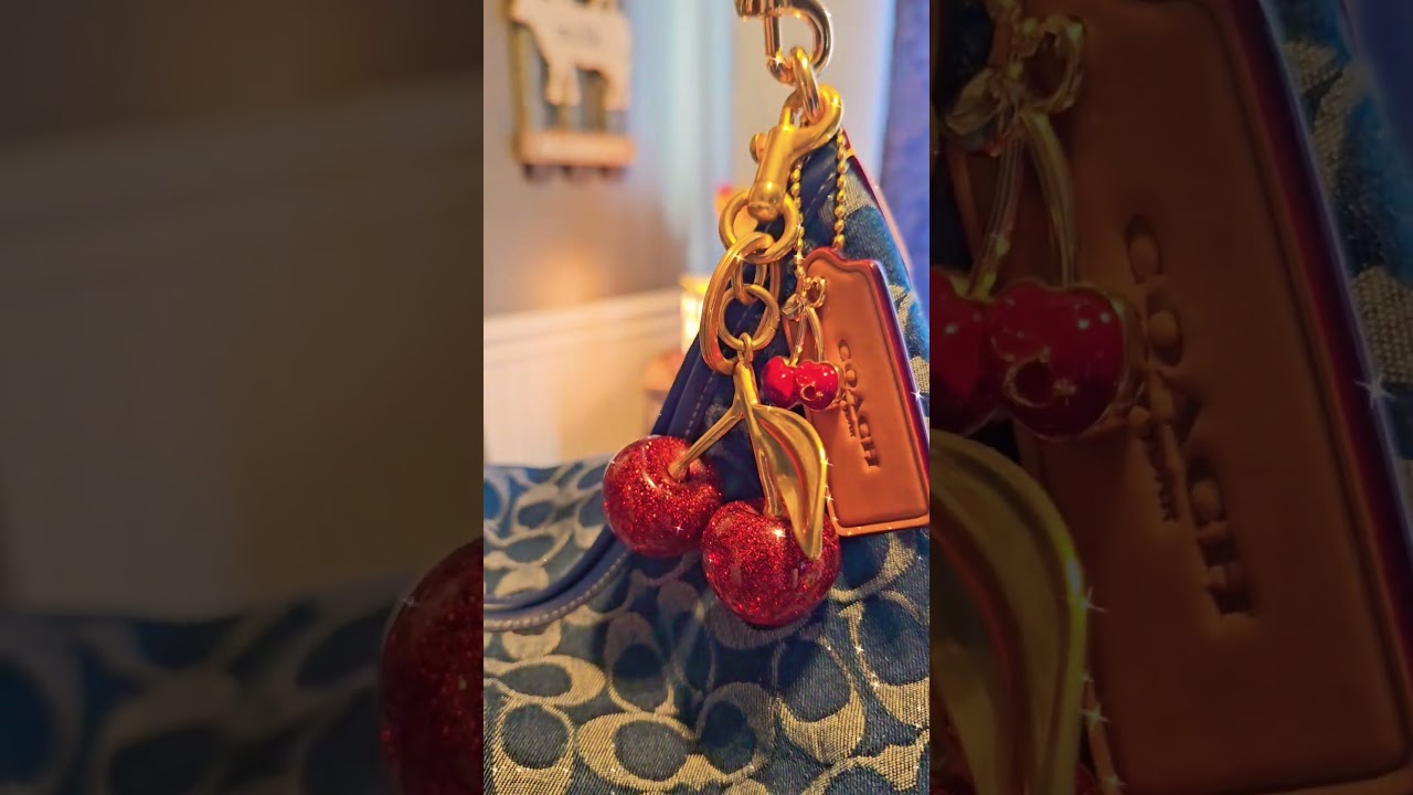 WoooW!🍒 Coach Large Laurel in Denim  