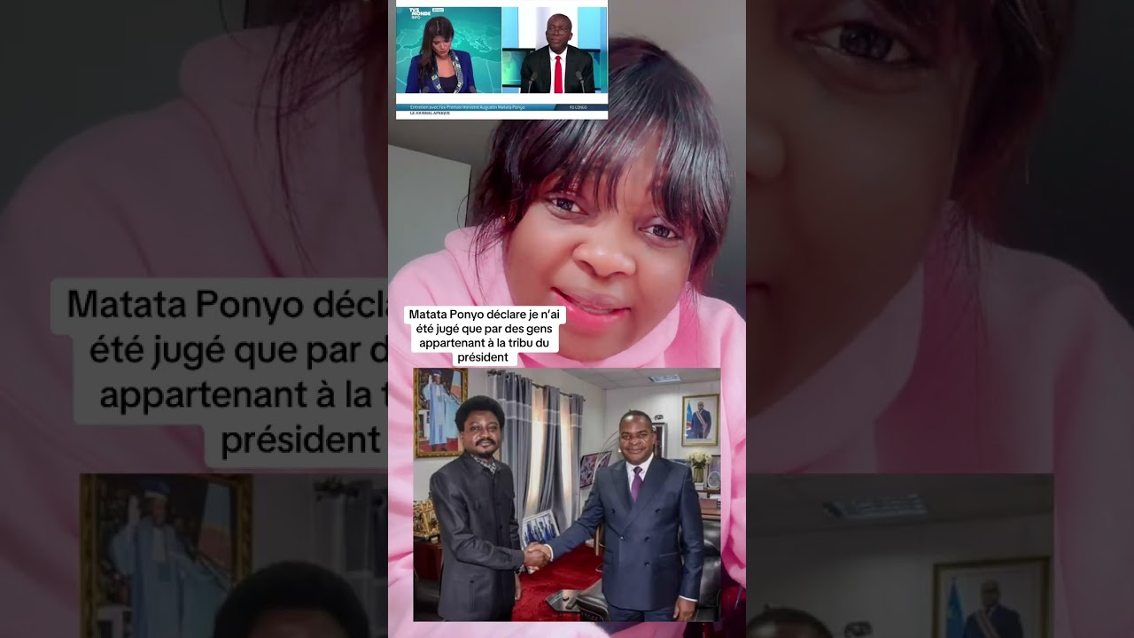 Urgent : Matata Ponyo déclare je été jugé que par de Kasaiens 
