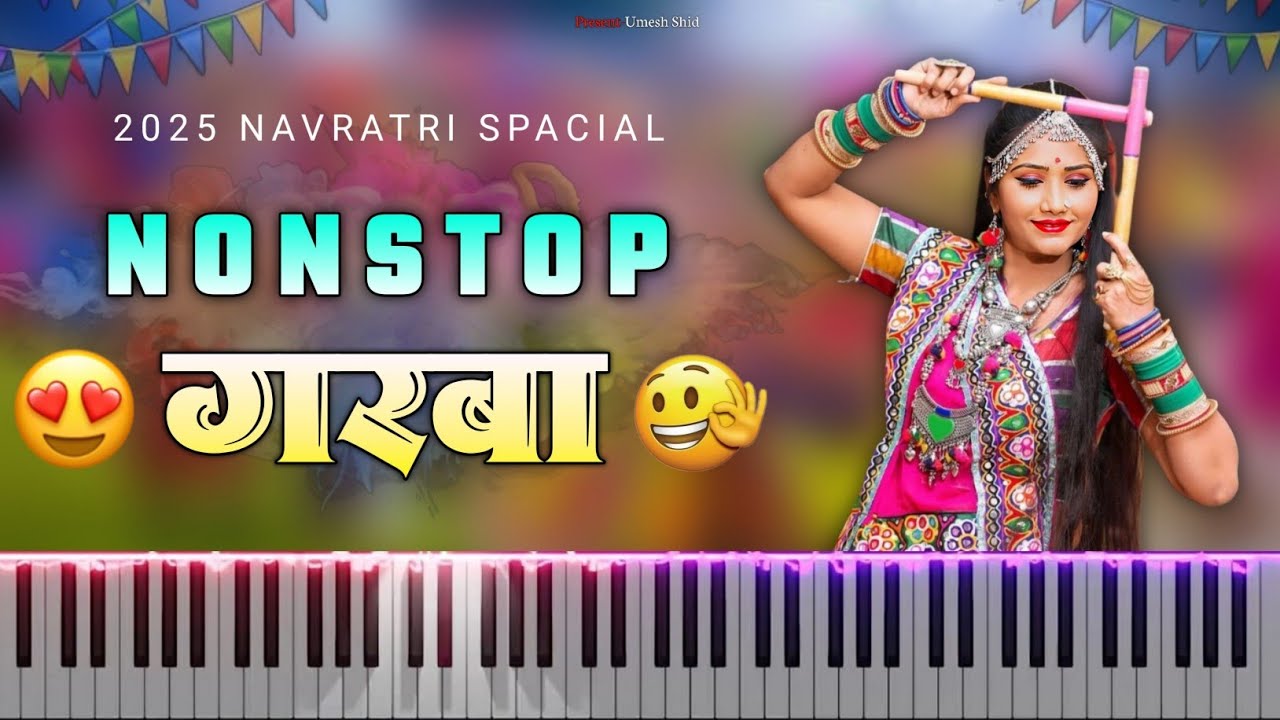 Nonstop Garba 2025 🕺 Hindi Hits Songs Mix 🤩 Night Dance Garba 💃 Navratri Special Garba Music 🎉