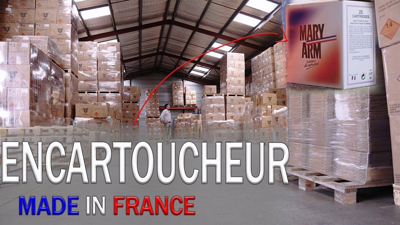 PROFESSION ENCARTOUCHEUR. MARY ARM, DES CARTOUCHES MADE IN FRANCE