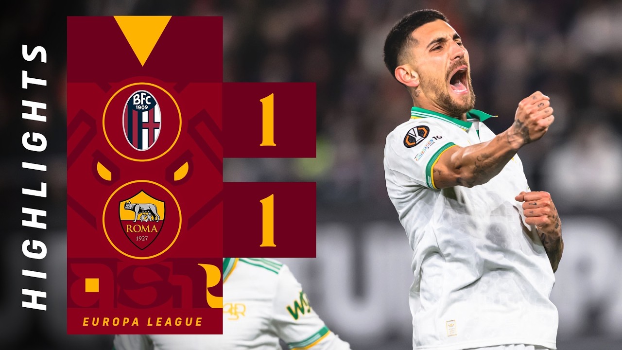 BOLOGNA 1-1 ROMA | NAJWAŻNIEJSZE WYDARZENIA LIGI EUROPY 2025-26