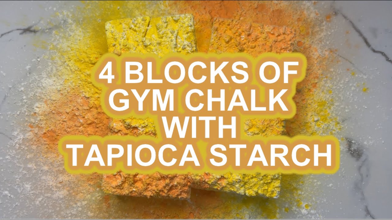 TAPIOCA STARCH & GYM CHALK | 4 BLOCKS | SQUEAKY