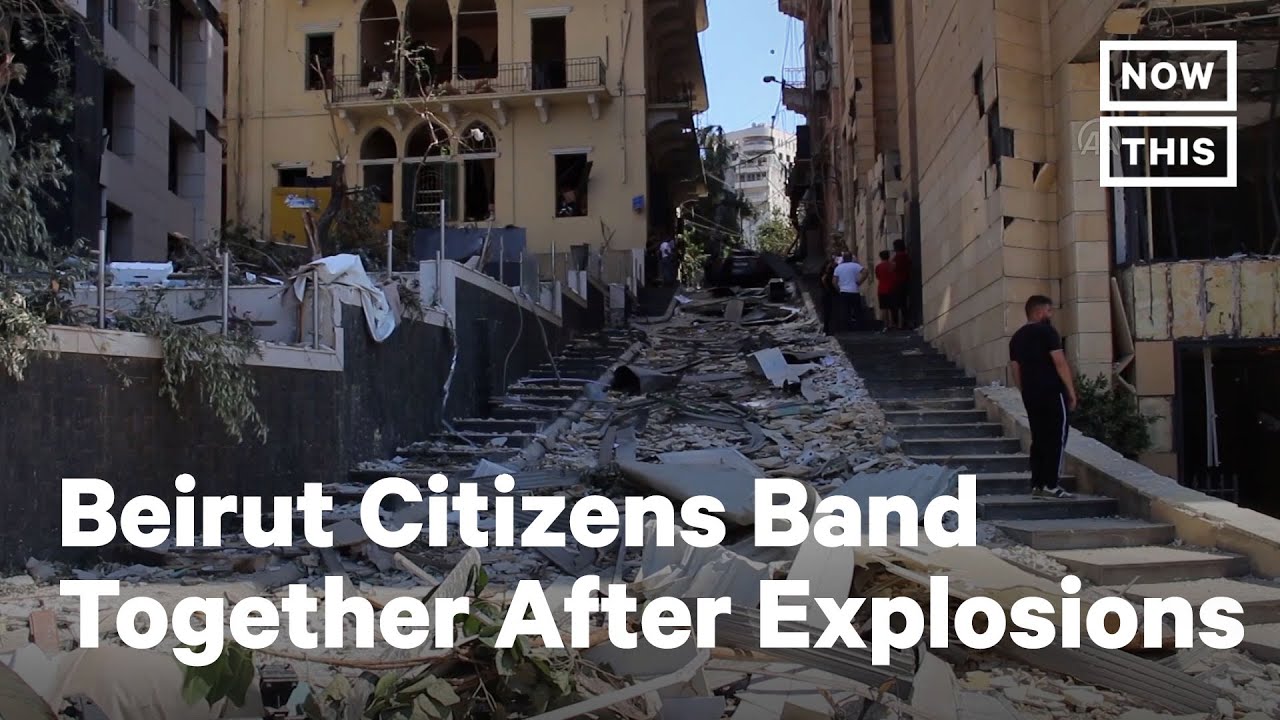 Beirut Residents Clean Streets After Explosions Rock City | NowThis