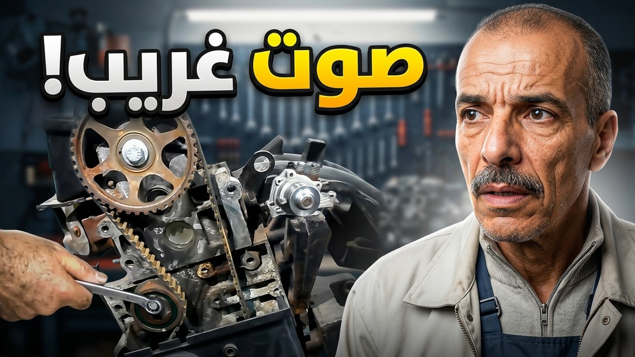 بدلت الشان وtendeurوpompe a eau  الموتور اصبح يصدر صوت غريب@mecaniquemokhtartunsie