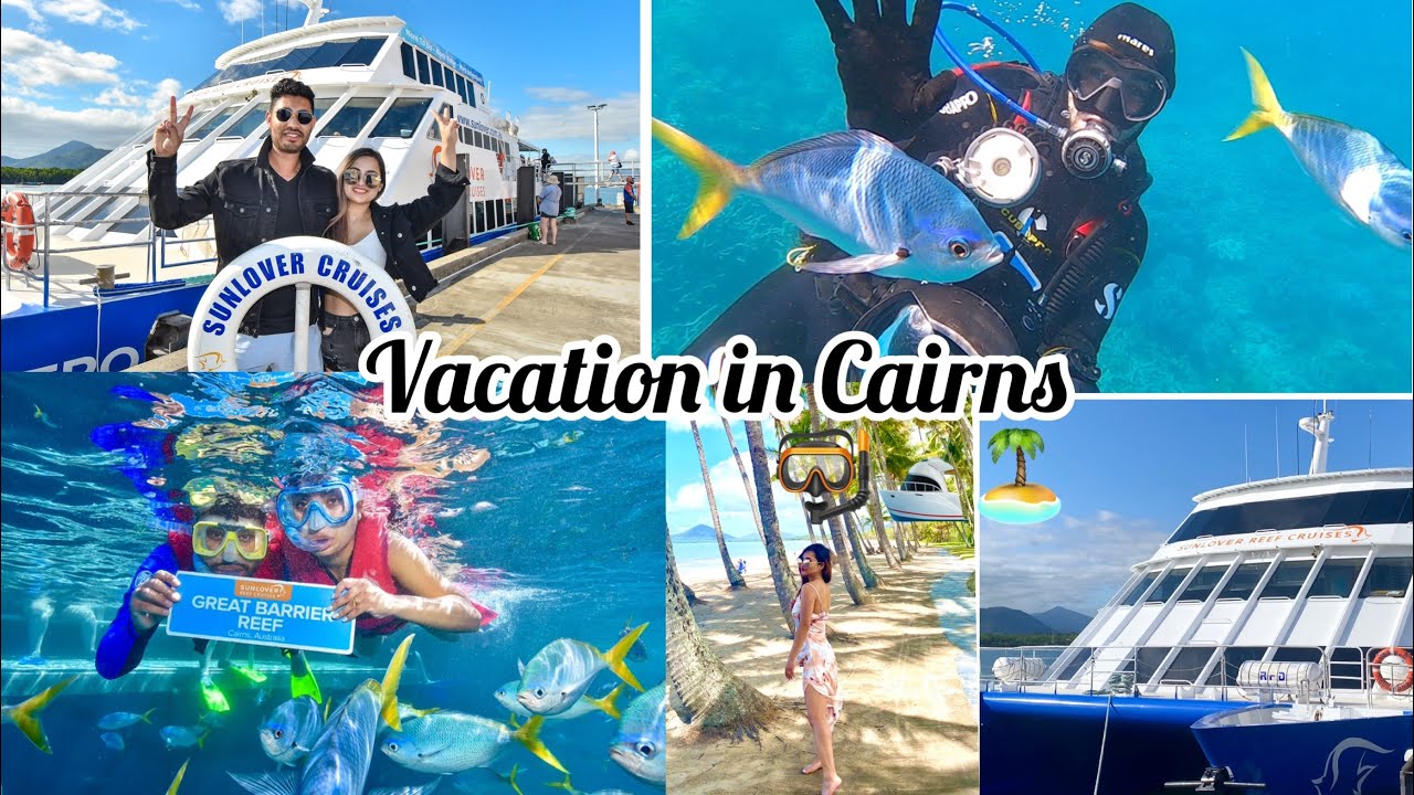 Anusha in Cairns #cairns colonial club resort 🏝️ #snorkelling🤿 #Crystal cave #Great barrier reef