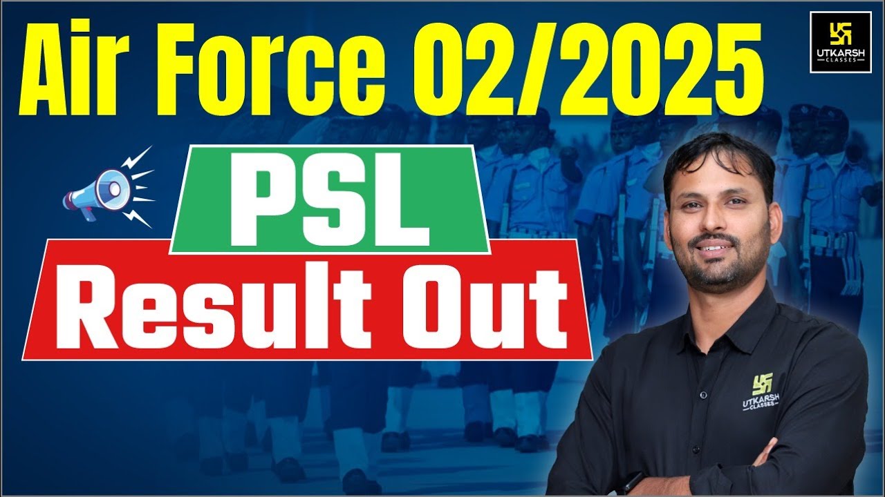 Indian Air Force Agniveervayu Provisional Select List (PSL) 2025 Out | Utkarsh Defence Academy