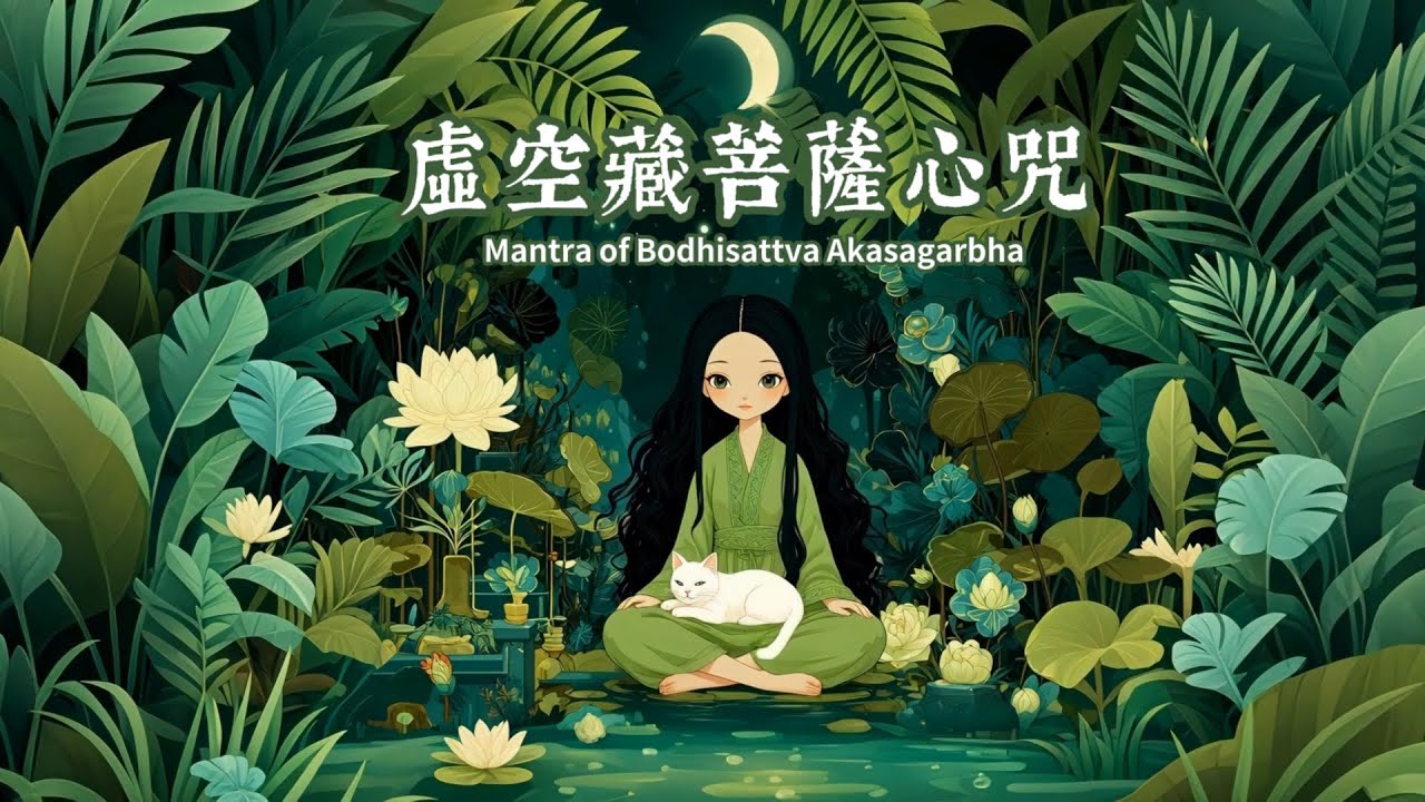 【虛空藏菩薩心咒】1 小時聖善誦唱：化解內心浮躁戾氣，在智慧中沉澱功德，讓功德催生財富，營造和美富貴人生 | Let Merits Generate Wealth