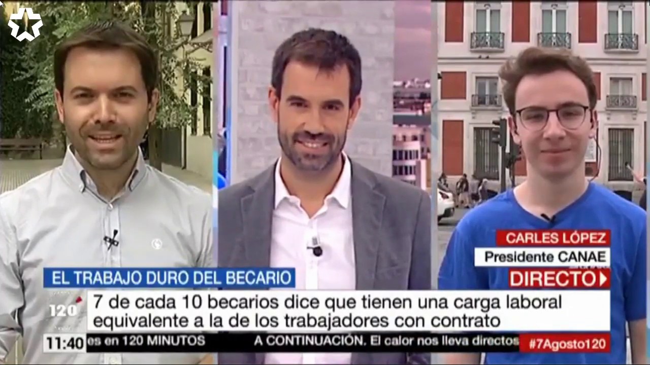 La precaria situación laboral de los becarios