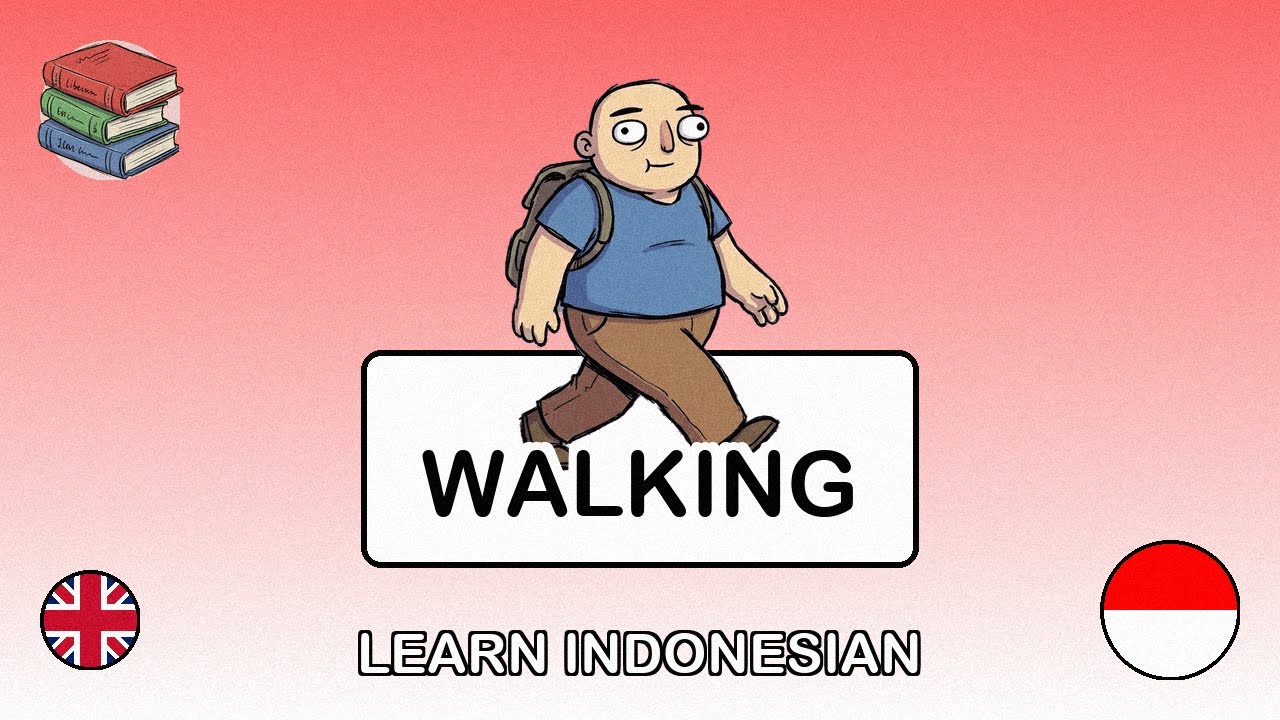 🇬🇧→🇮🇩 Learn Indonesian - Going for a Walk