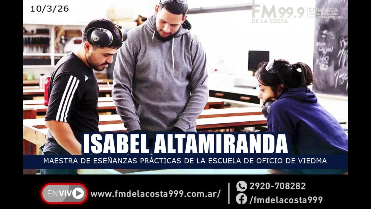 Isabel Altamiranda - FM DE LA COSTA 99.9 - 10/3/26