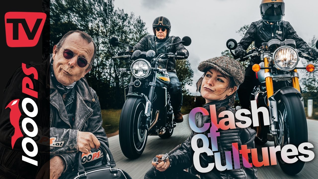Klassiker mit Dampf im Duell: Kawasaki Z900 RS gegen Triumph Thruxton RS 2021 im Vergleich