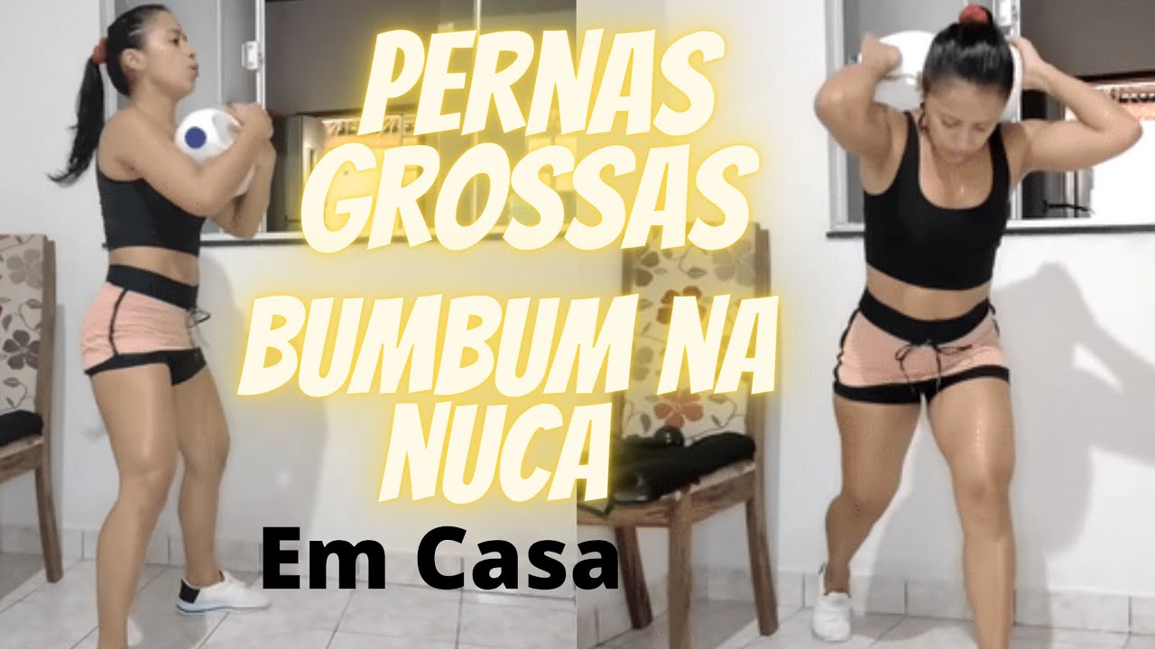 TREINO DE PERNAS E GLÚTEOS / EM CASA / COM UM GALÃO DE ÁGUA