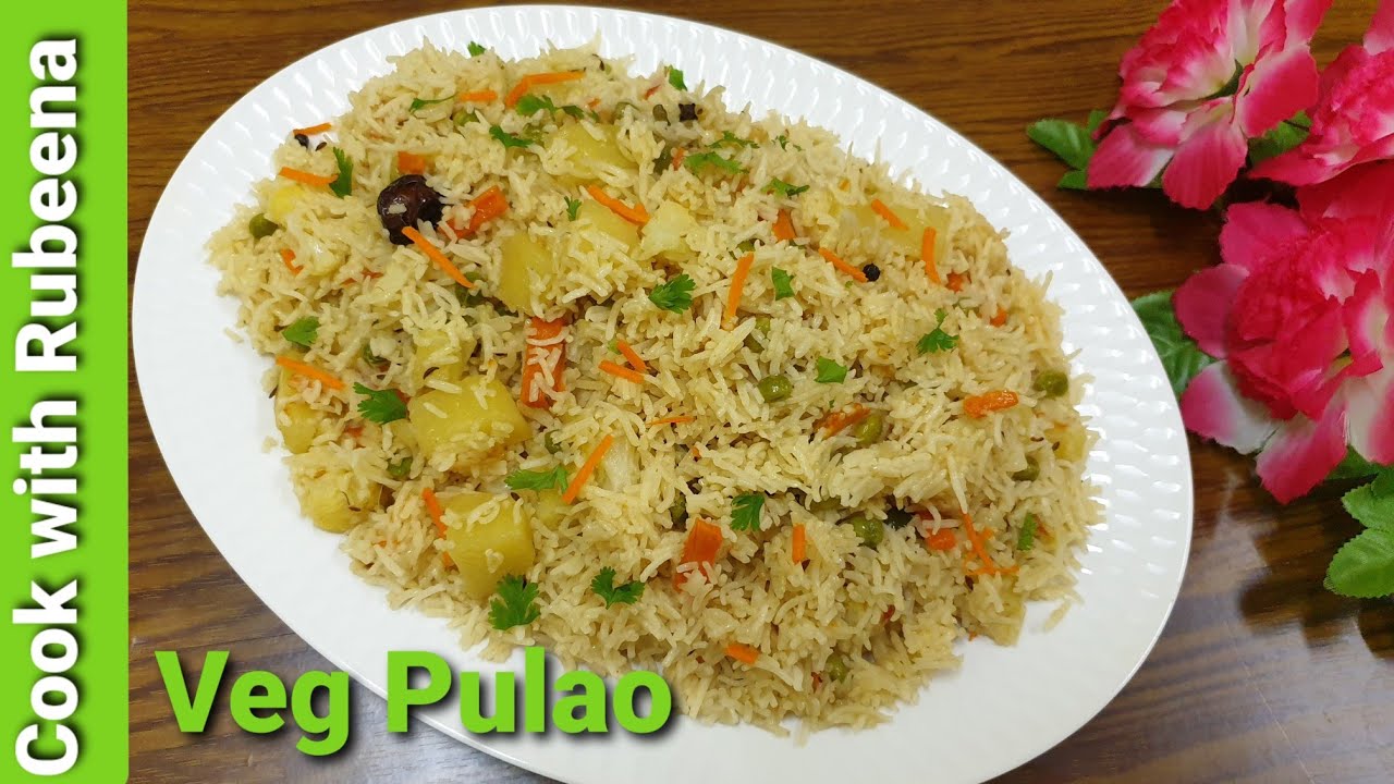 Veg Pulao Recipe | Vegetable pulao | Easy veg pulao | Quick &   easy Vegetable pulao Rice |