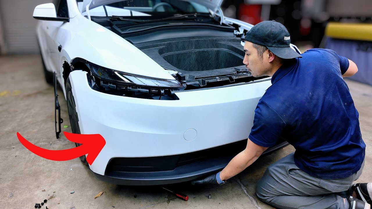 DIY Guide Model Y Juniper Standard Front Bumper Removal