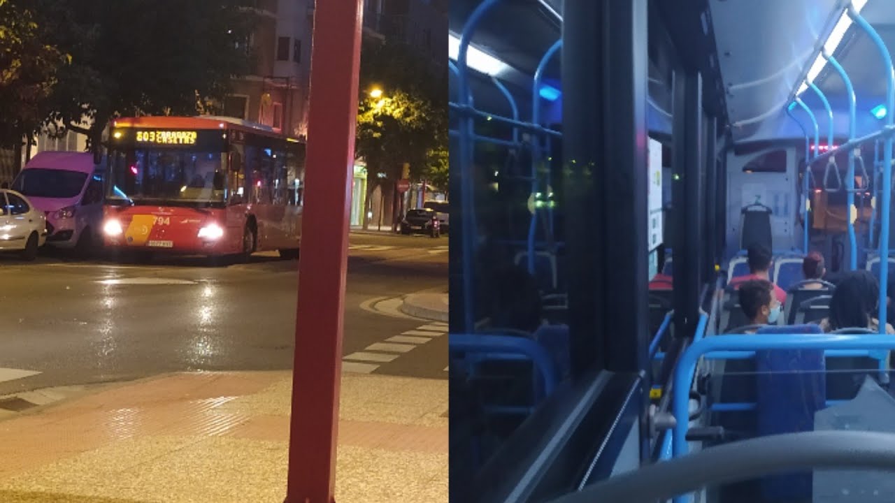 Mercedes Benz Tata Hispano Intea de Alsa realizando la línea 603 Zaragoza - Casetas (El Casetero)